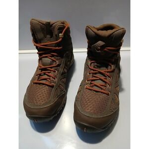 Merrellโ Womens Slate Black Waterproof Hiking Boots Size 10